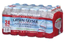 Crystal Geyser Alpine Spring Water