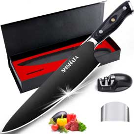 Mosfiata Titanium Plated Chef's Knife