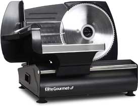 Elite Gourmet Ultimate Precision Electric Meat Slicer