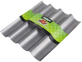 Amagabeli Nonstick Perforated Baguette Pan 