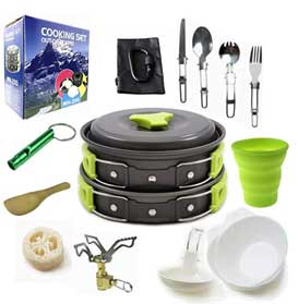 Better Outdoor Camping Cookware Mess Kit