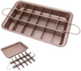 Boyan Brownie Pan with Dividers