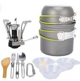 G4Free Camping Cookware Mess Kit