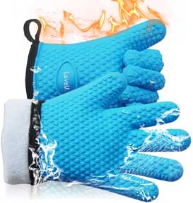 Loveuing Kitchen Oven Gloves with fingers