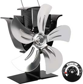X-cosrack 5 Blades Heat Powered Stove Fan