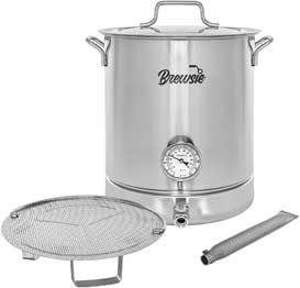 BREWSIE Stainless Steel Home Brew Kettle