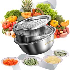 Engery Stainless Steel Drain Basket Vegetable Cutter