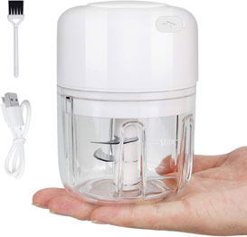 FUHUIM Mini Electric Garlic Chopper