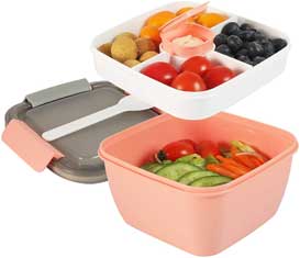 Shopwithgreen 52 OZ to Go Salad Container