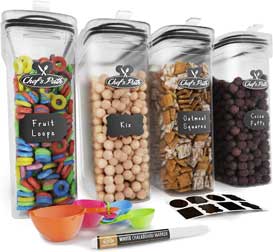 Chef’s Path Cereal Container Storage Set