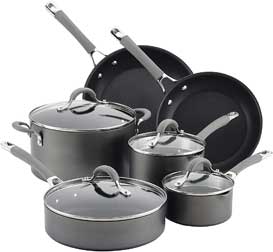 Circulon Elementum Hard Anodized Nonstick Cookware Pots and Pans Set