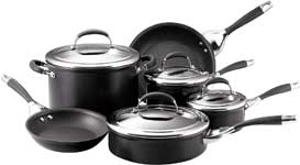 Circulon Elite Hard Anodized Nonstick Cookware Pots and Pans Set