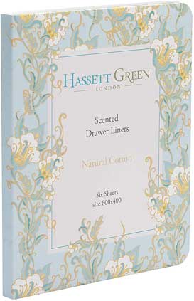 Hassett Green London Natural Cotton Scented Drawer Liners