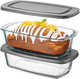 FineDine Superior Glass Loaf Pan