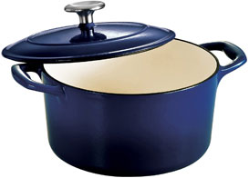 Tramontina Enameled Cast Iron Covered Round Dutch Oven