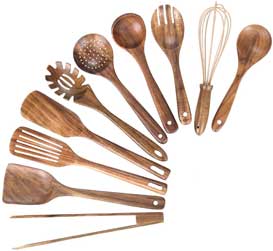 Aiuhi Kitchen Wooden Utensils