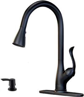 Appaso Matte Black Kitchen Faucet