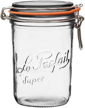 French Glass Canning Jar