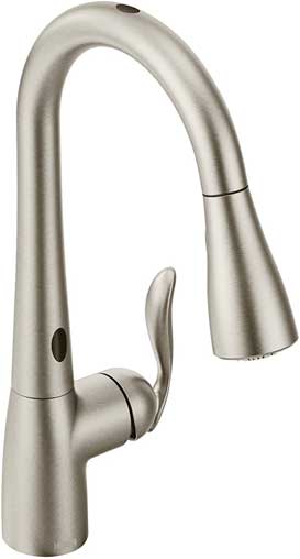 Moen Two-Sensor Touchless One-Handle Pulldown Kitchen Faucet