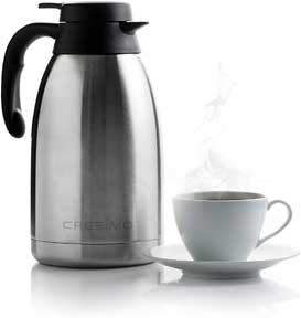 Cresimo 68 Oz Stainless Steel Thermal Coffee Carafe