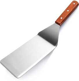 New Star Foodservice 36350 Wood Handle Extra Large Grill Turner/Spatula