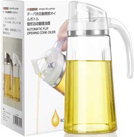  Auto Flip Olive Oil Dispenser Bottle