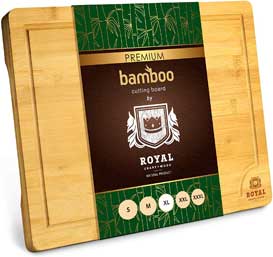  Extra Large Organic Bamboo Cutting Board