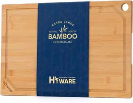 Hiware Extra Large Bamboo Cutting Board