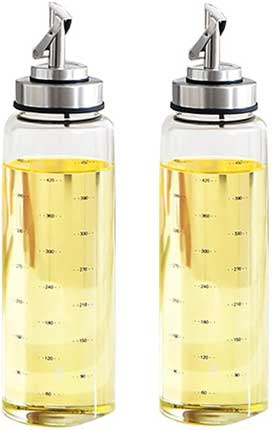  WLTEFUS 2 Pack Olive Oil Dispenser Bottle