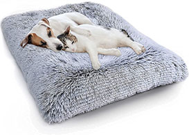 WAYIMPRESS Large Dog Crate Bed Crate Pad Mat