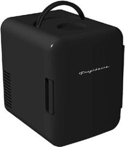  Frigidaire EFMIS129-BLACK-AMZ_CP4 6 Can Retro Mini Portable Personal Fridge