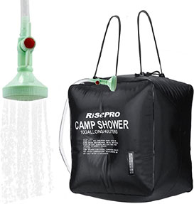 Risepro 10 gallons/40L Solar Shower Bag
