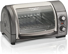 Hamilton Beach Easy Reach 4-Slice Countertop Toaster Oven